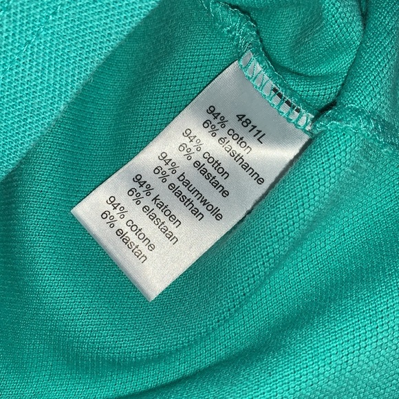 Lacoste Green Shirt Size 38 / Small - Picture 4 of 5